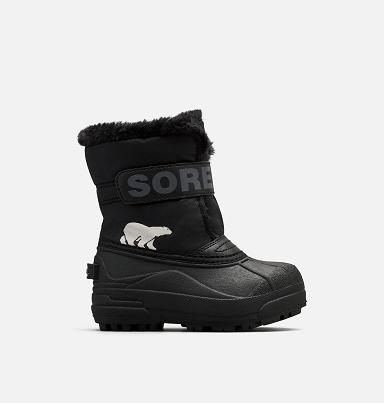 Sorel Snow Commander Boots UK - Kids Boots Black (UK6541809)